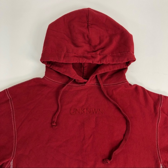 New Unknwn Sport Red Tie Dye Jacket Men Size S-L - Picture 4 of 12